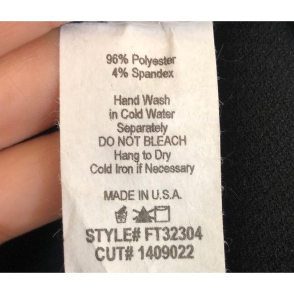 Jella Couture Black Beige Chevron Panel Sheath Dress Women's Size Small - Picture 3 of 6